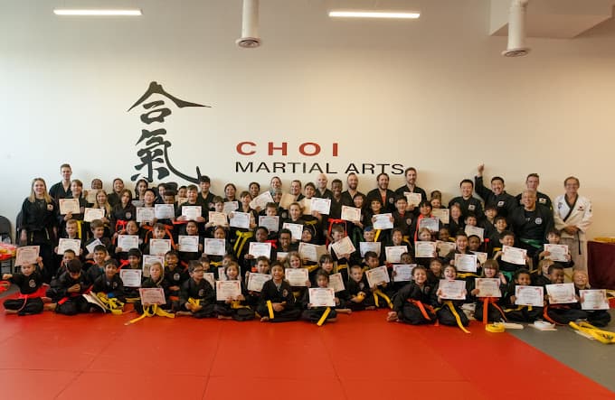 Martial arts instructor demonstrating technique